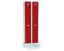  Divided cloakroom locker ALSIN with feet 1920 x 600 x 500